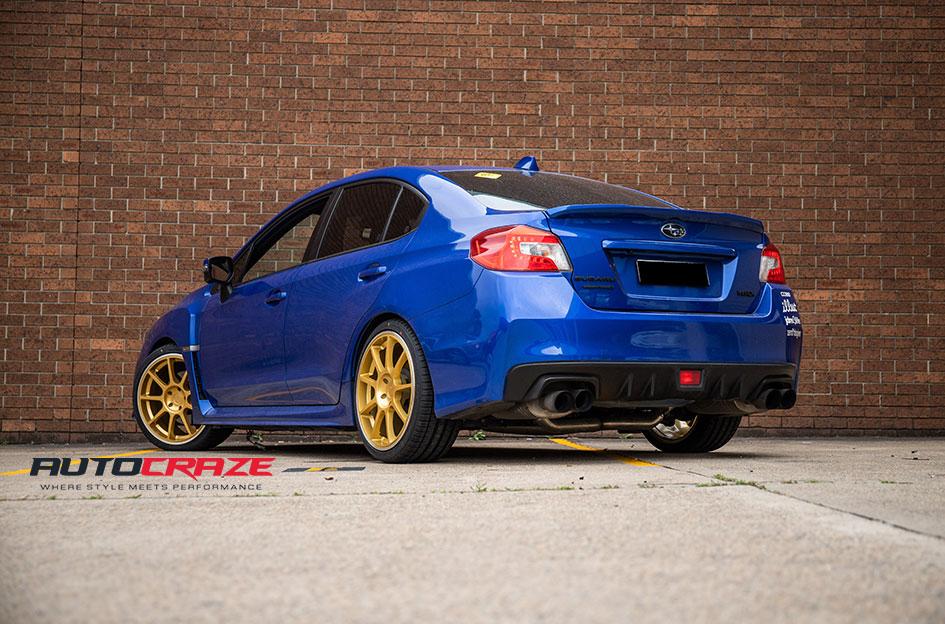 SUBARU WRX MR138 GOLD MACHINED LIP